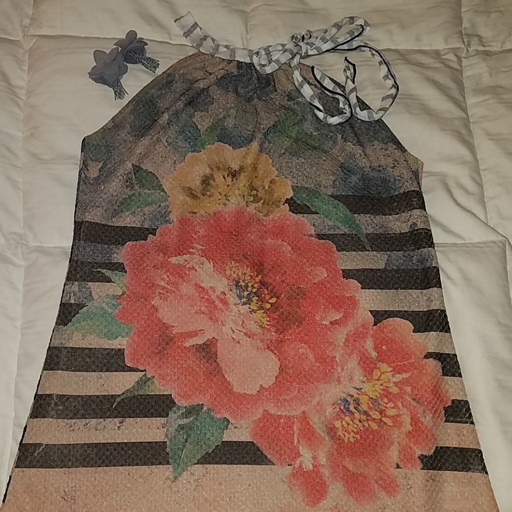 Casa Lee, high-neck, sleeveless, tunic